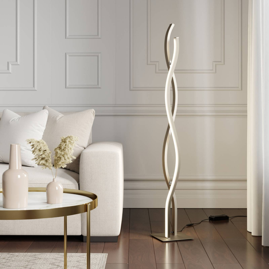 Lampadaire en aluminium moderneLED, Mairia