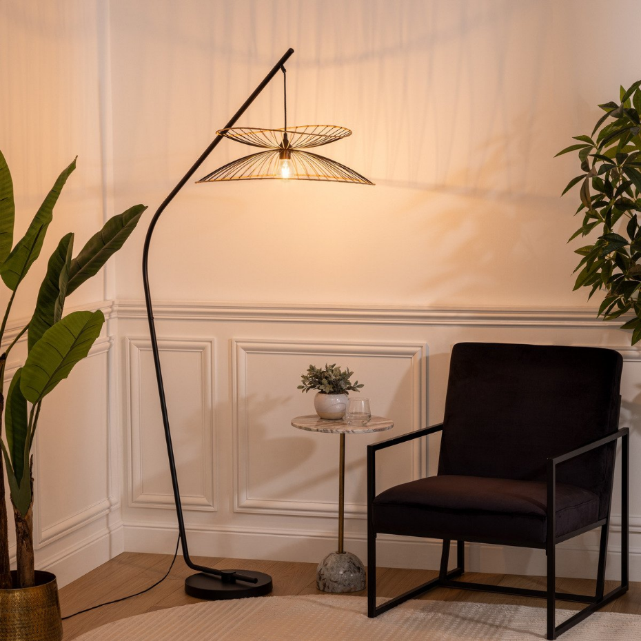 Lampadaire arc métal ALARA