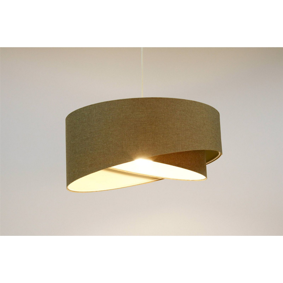 Suspension ronde en tissu style boho vintage