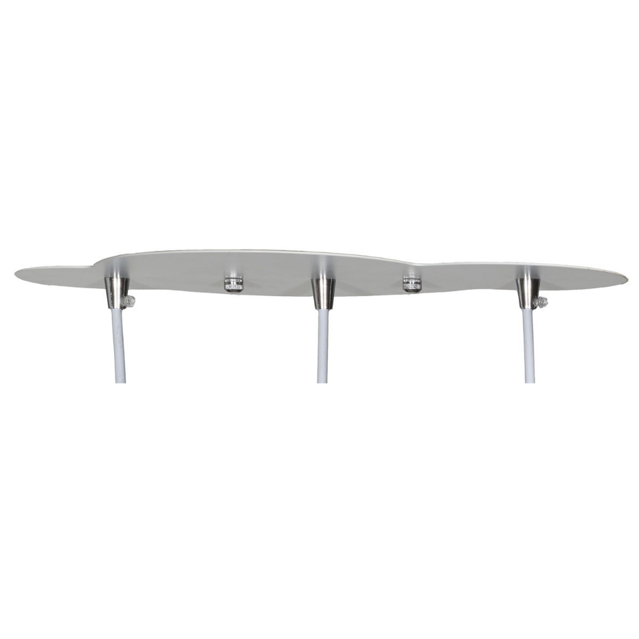 Suspension lumineuse trio plafonnier en coton multicolore