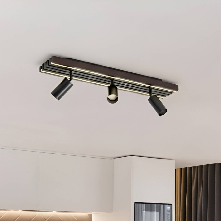 Plafonnier en bois moderneLED, Tiron