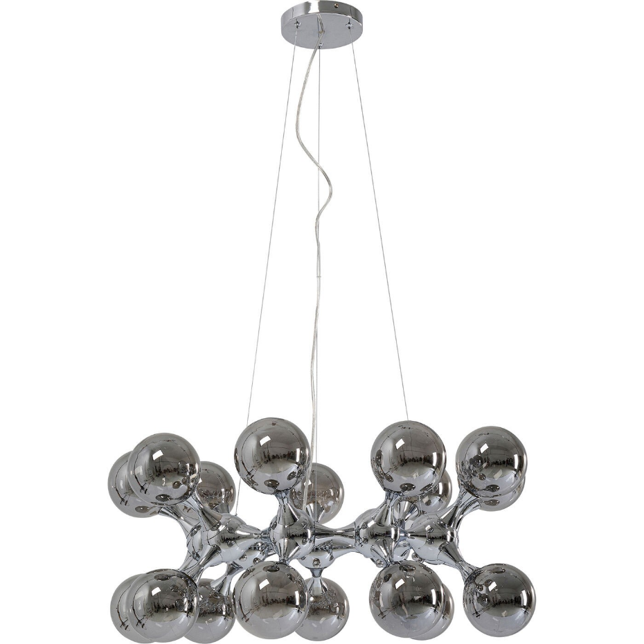 Suspension 18 abat-jours en verre, ATOMIC BALLS