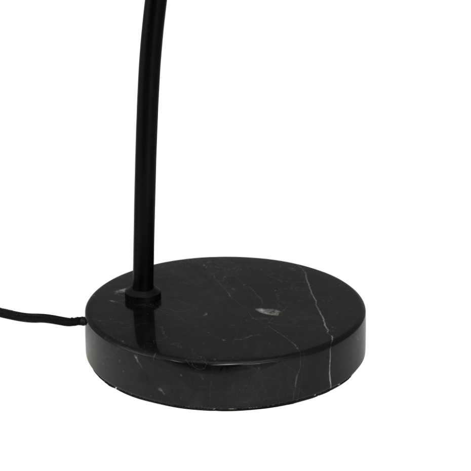 Lampe à poser marbre/noir ERIC