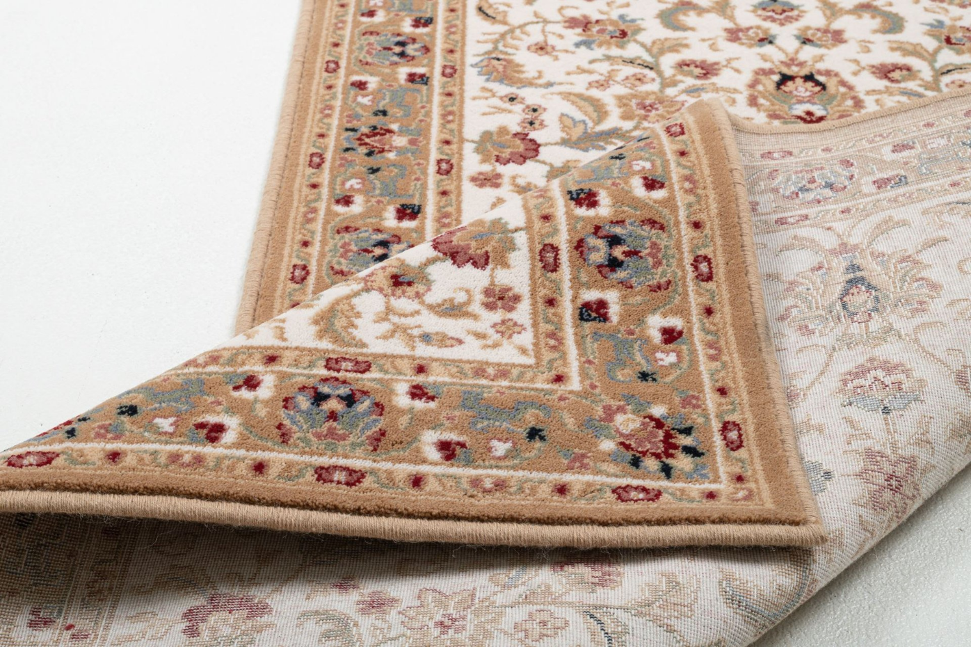 Tapis couloir floral Dolna, tissé, laine, d'orient