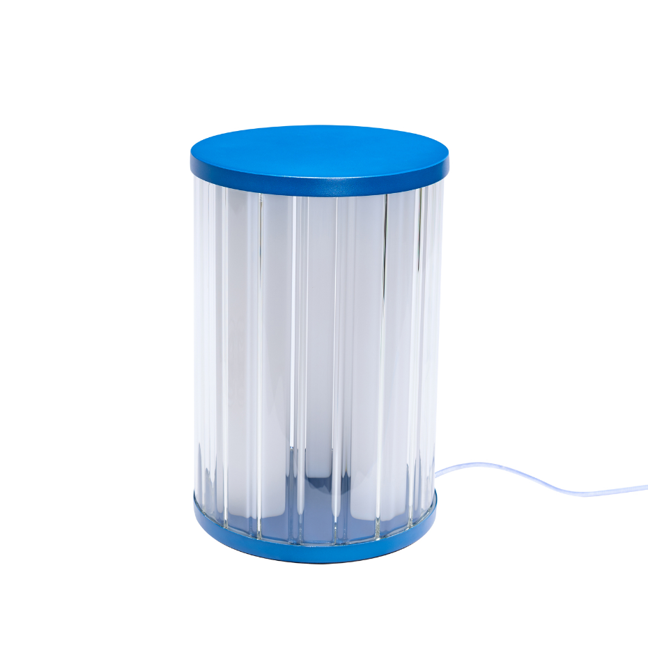 Lampe de table en fer et verre ARU