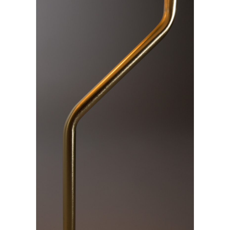 Lampadaire design métal finitions dorées- ECLIPSE