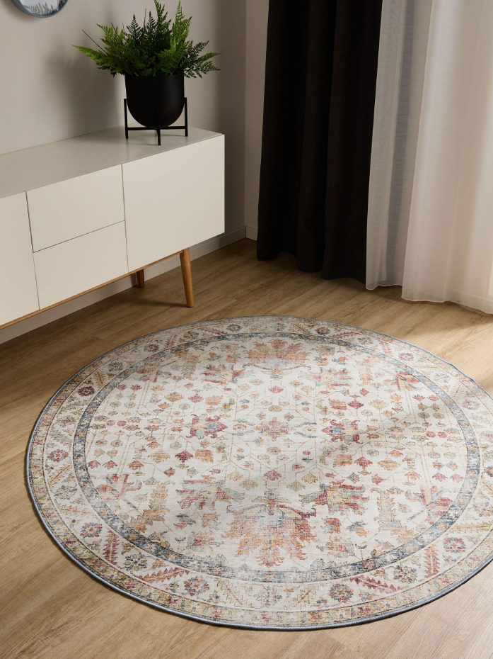 Tapis rond lavables GEORGE