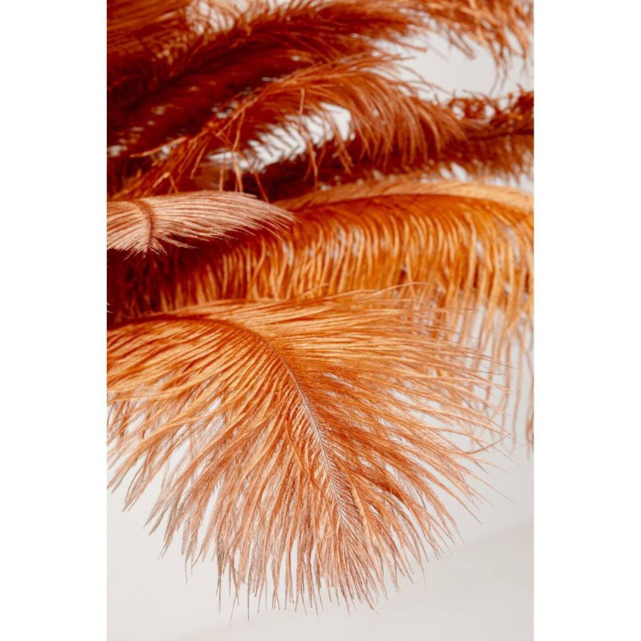 Lampadaire plumes 165cm marron