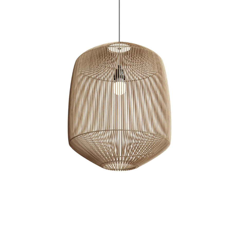 Abat-jour pour suspension en rotin D40 cm - HAJAR