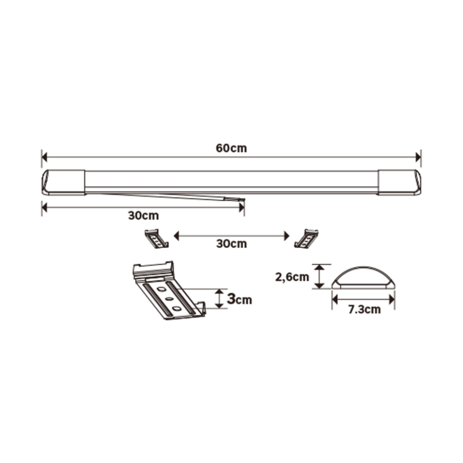 Réglette LED, OKHA