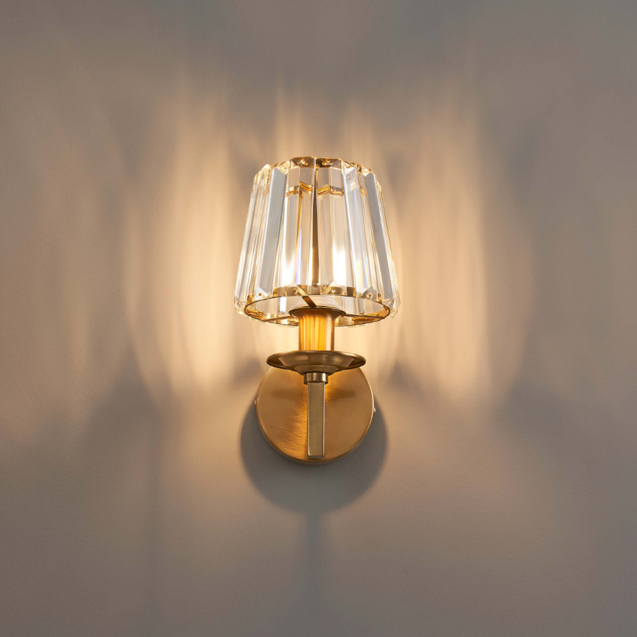 Applique luxueuse métal et cristal - ODRINA