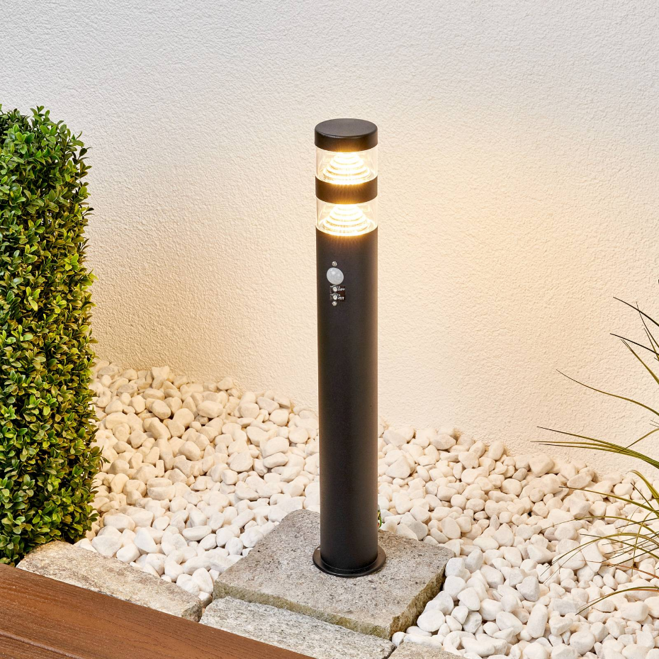 Luminaire extérieur en inox moderneLED