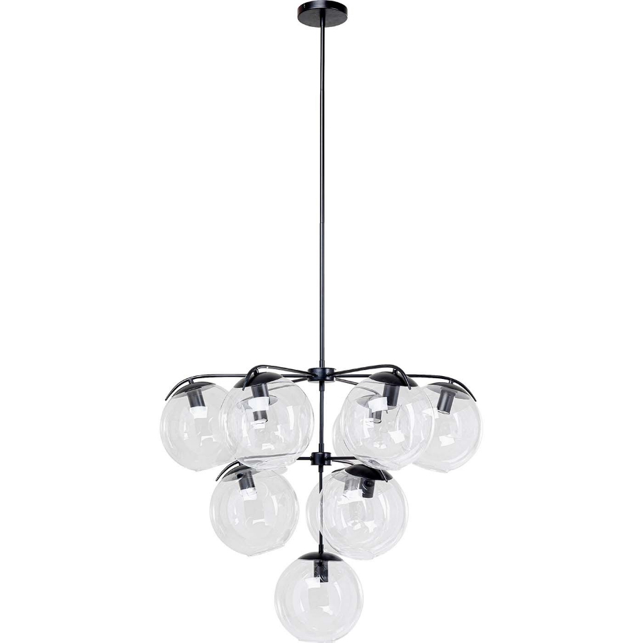 Suspension en verre et acier, LASMINA