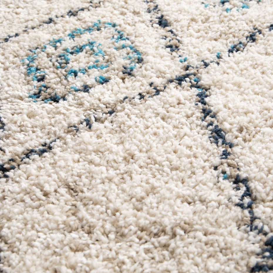 Tapis shaggy tissé motif berbère AMORE 2