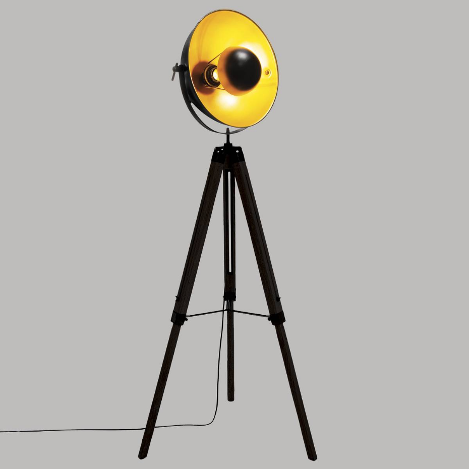 Lampadaire trépied projecteur LAHTI
