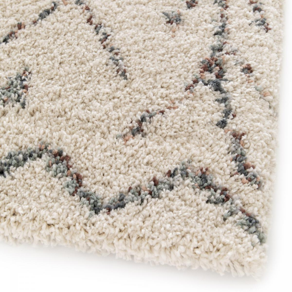 Tapis shaggy tissé motif berbère AURORA 1