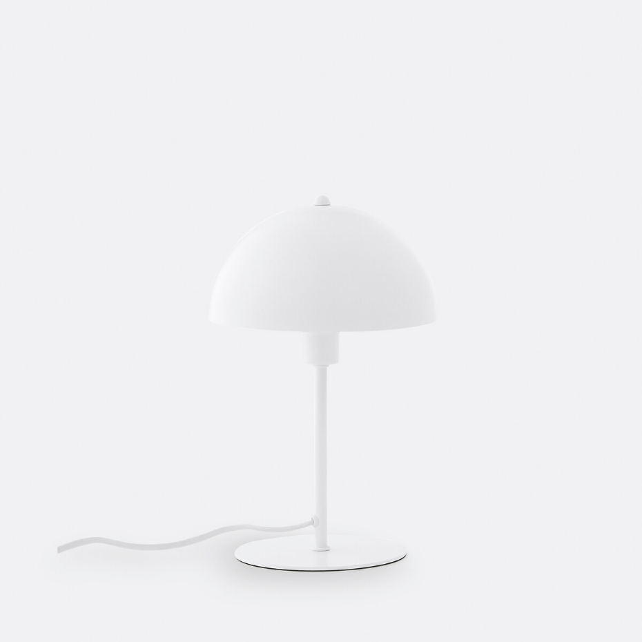 Lampe à poser, forme champignon en métal fer, Capi