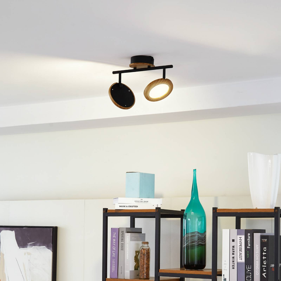 Plafonnier en métal traditionnelleLED, Manel