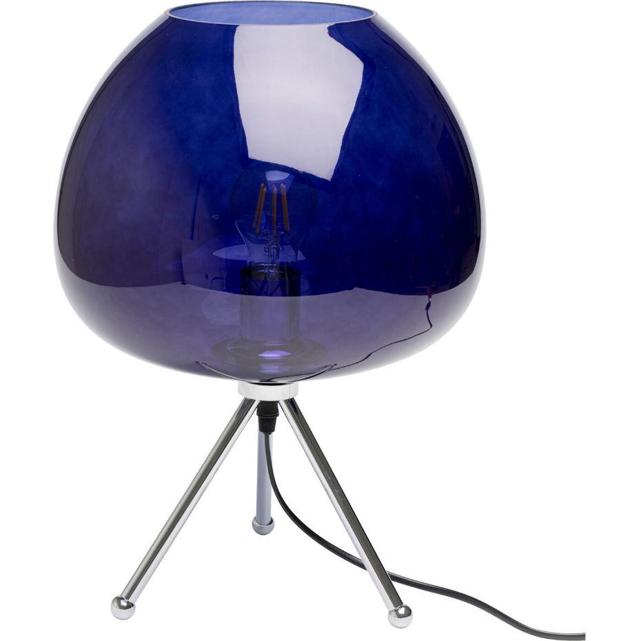 Lampe en verre et acier, SPHERE