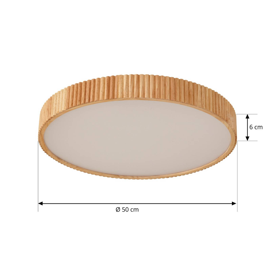 Plafonnier en bois moderneLED, Velua