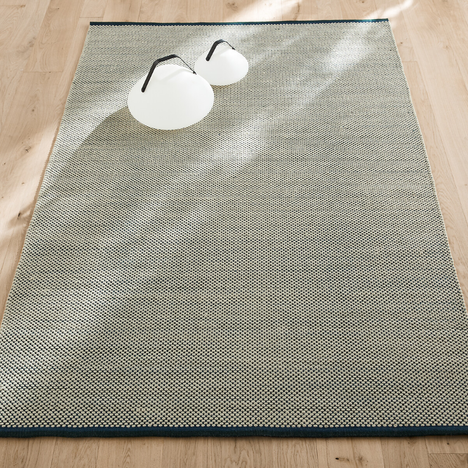 Tapis en polyester recyclé, tissé main, Seura