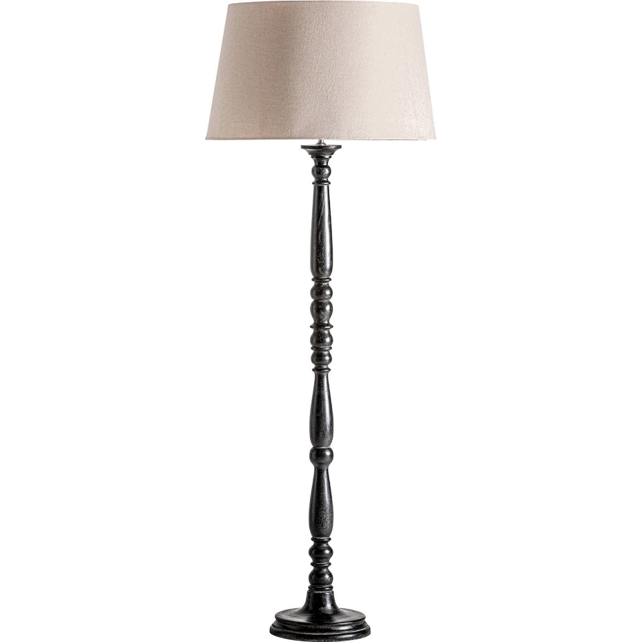 Lampadaire en bois de manguier style classique
