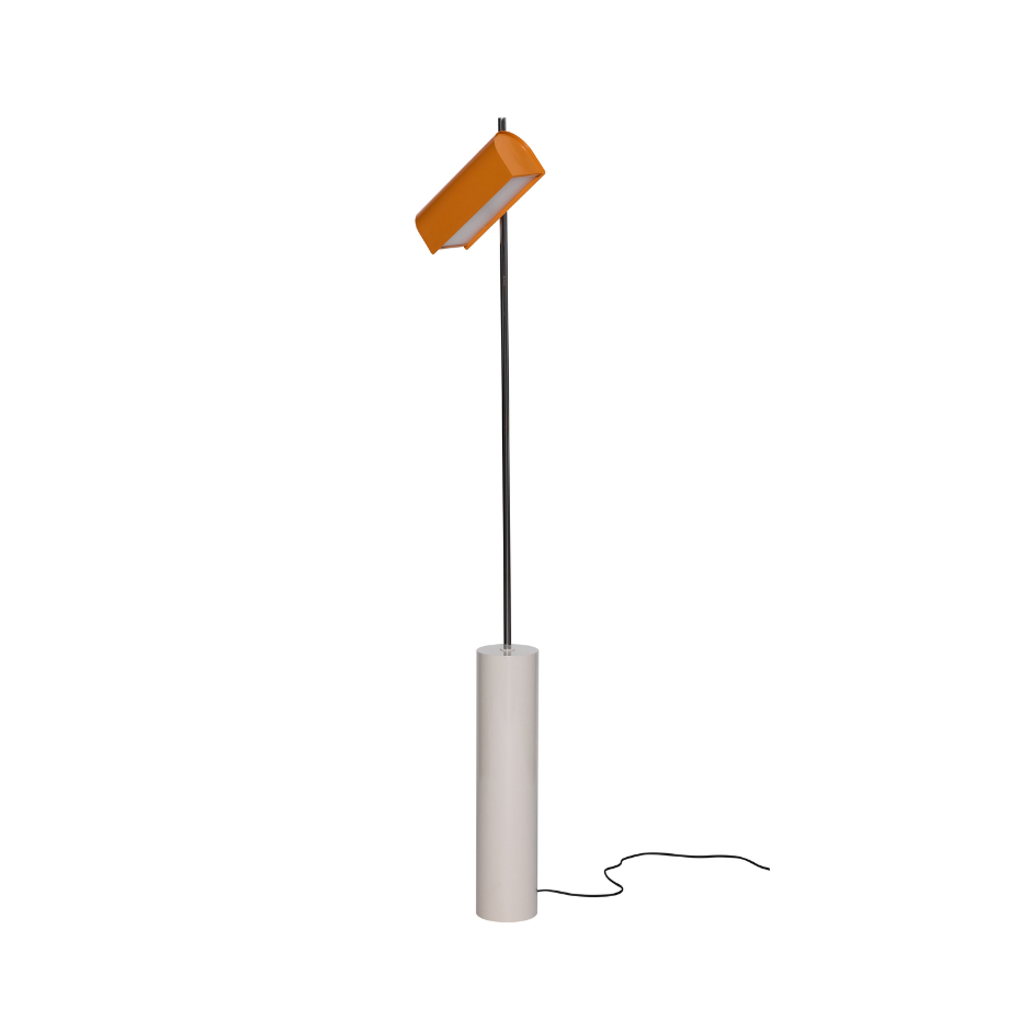 Lampe sur pied en fer et polycarbonate REFLECTOR
