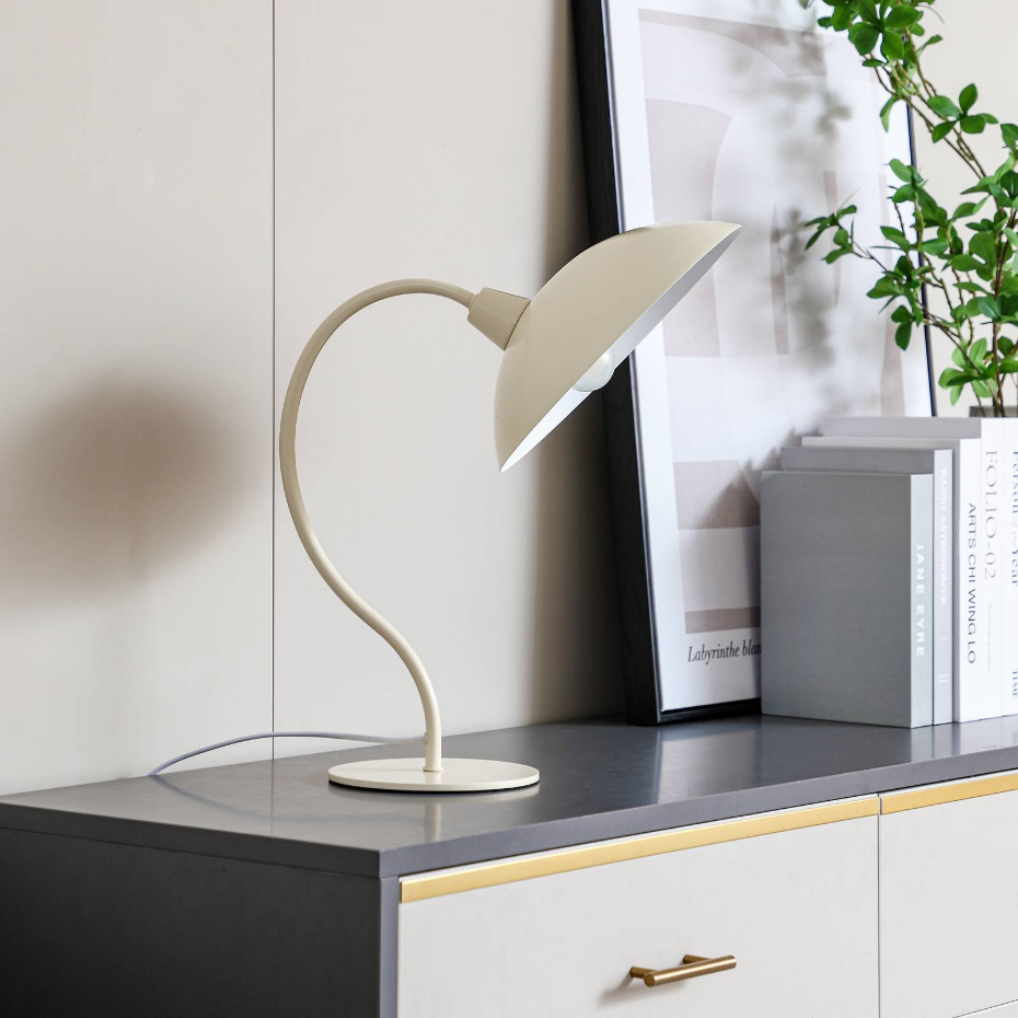 Lampe à poser en métal moderne, Arvadon
