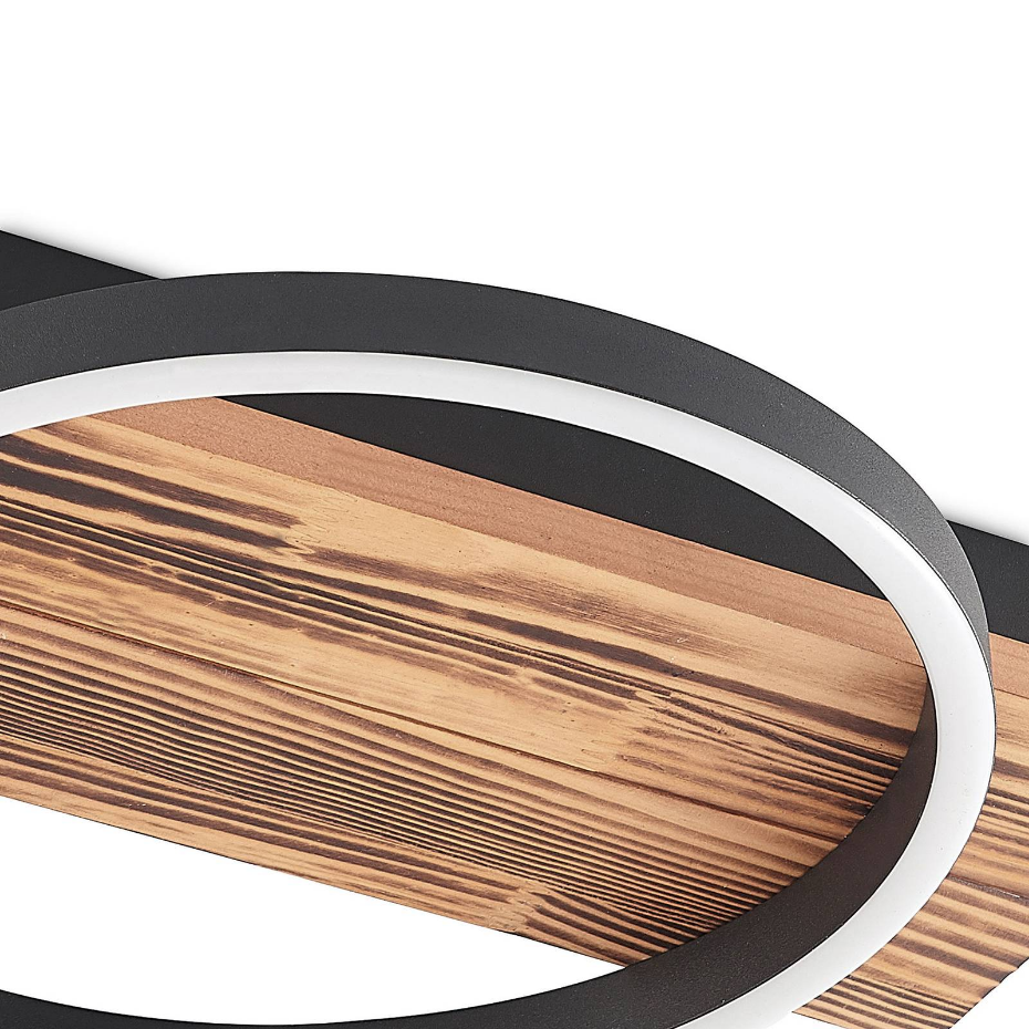 Plafonnier en bois moderneLED, Sentoa