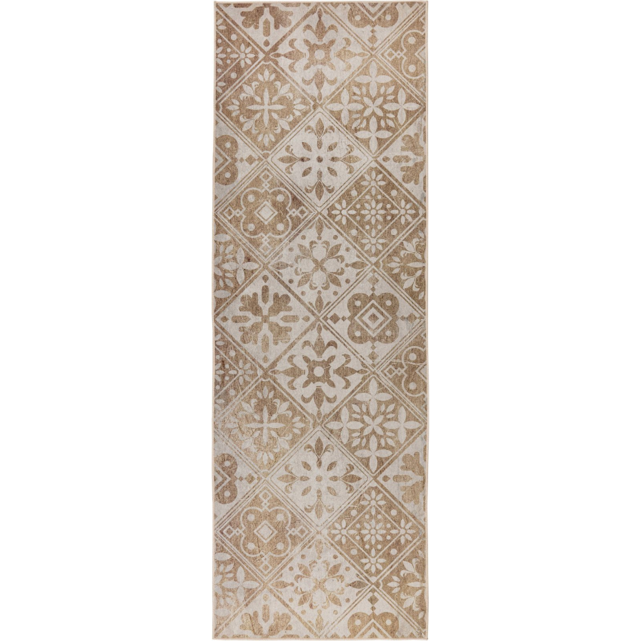 Tapis rectangulaire en polyester à motifs