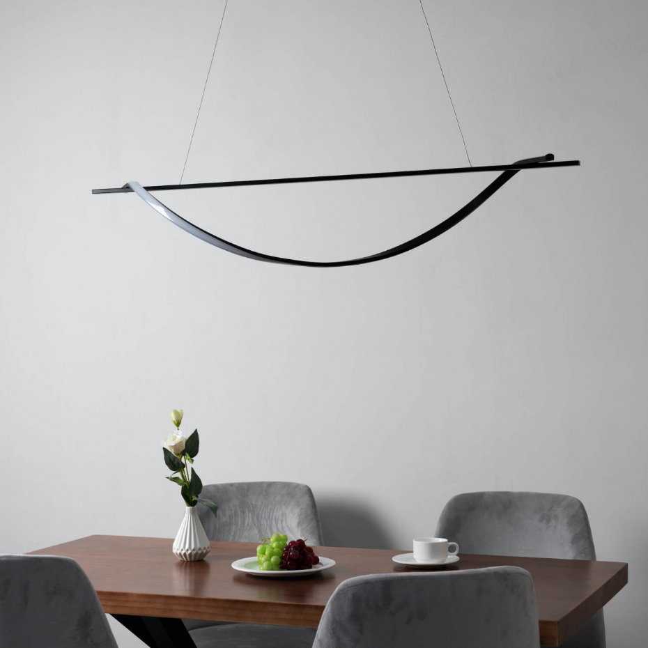 Suspension LED ondulée minimaliste - HILDA