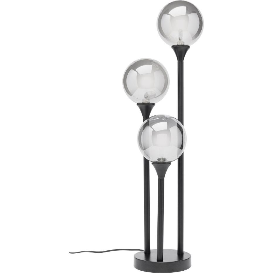 Lampadaire en verre et acier 83cm, AL CAPONE