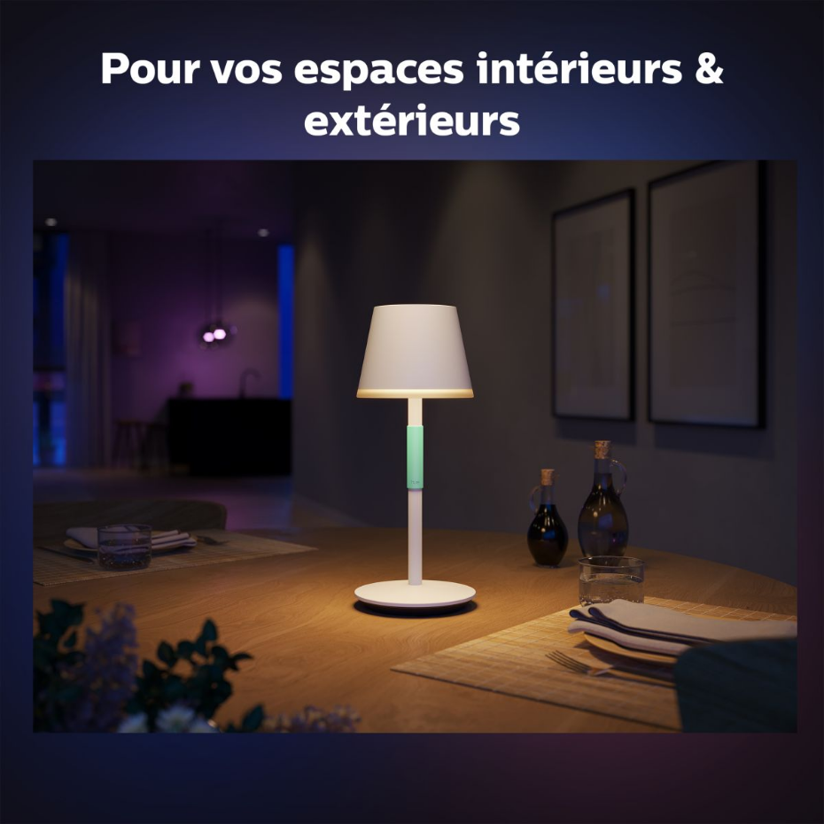 Lampe connectée GO Blanc White&Color Ambiance