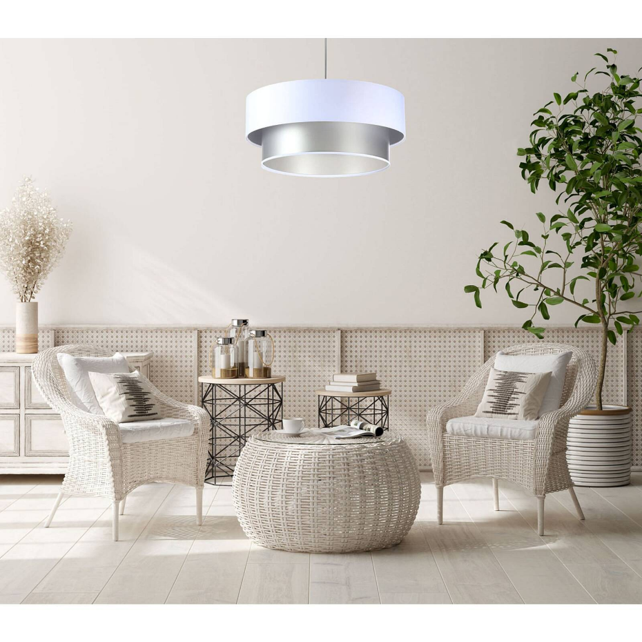 Suspension en tissu Duo élégant