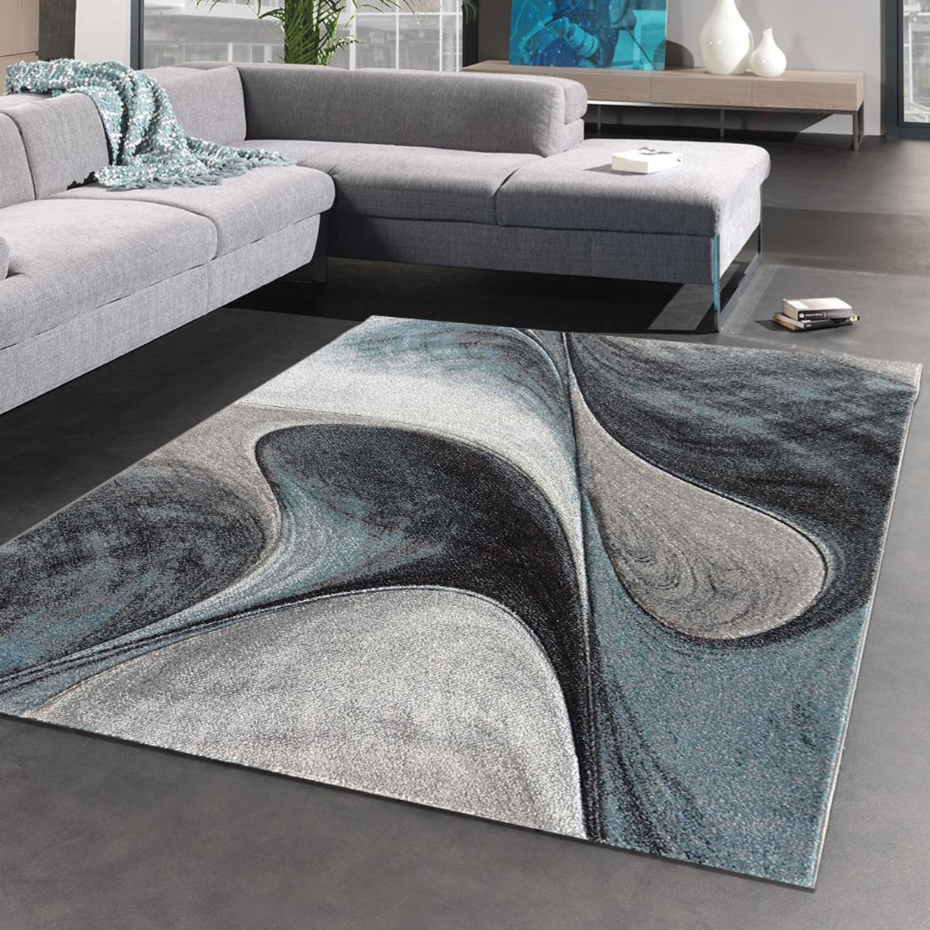Tapis salon et chambre tissé motif géométrique LYN8 MADILA