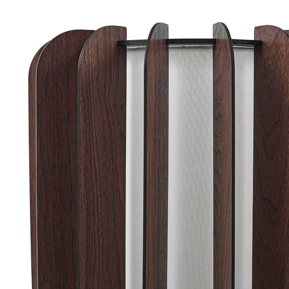 Lampadaire en bois scandinave, Juneta