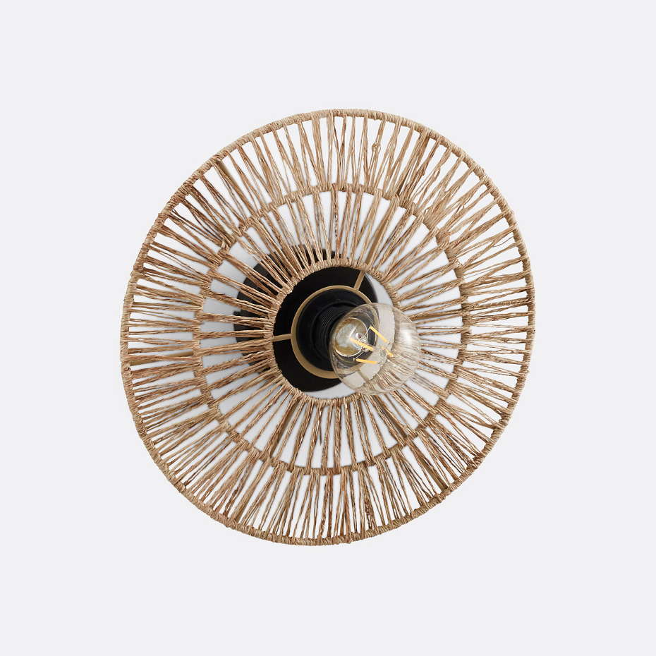 Applique ou plafonnier, rond, diamètre 30 cm, YAKU