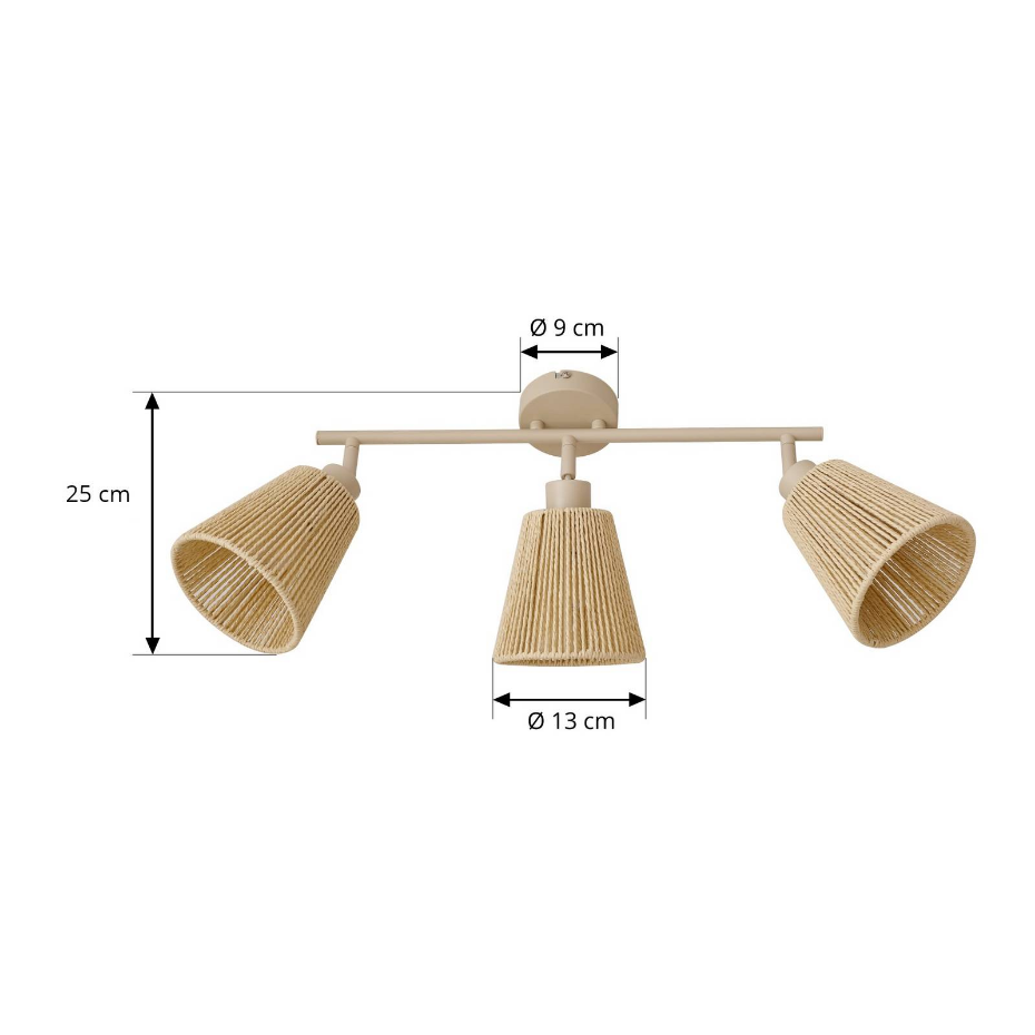 Plafonnier en papier scandinave, Anuva