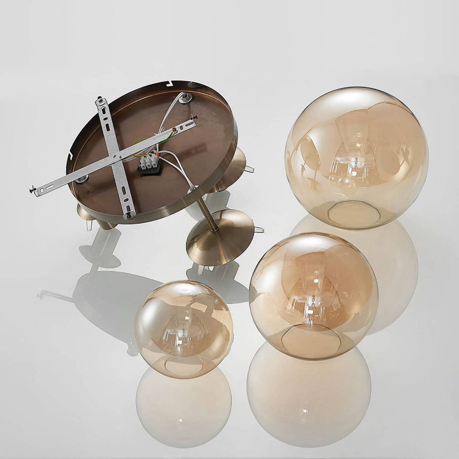 Plafonnier en verre moderne, Teeja