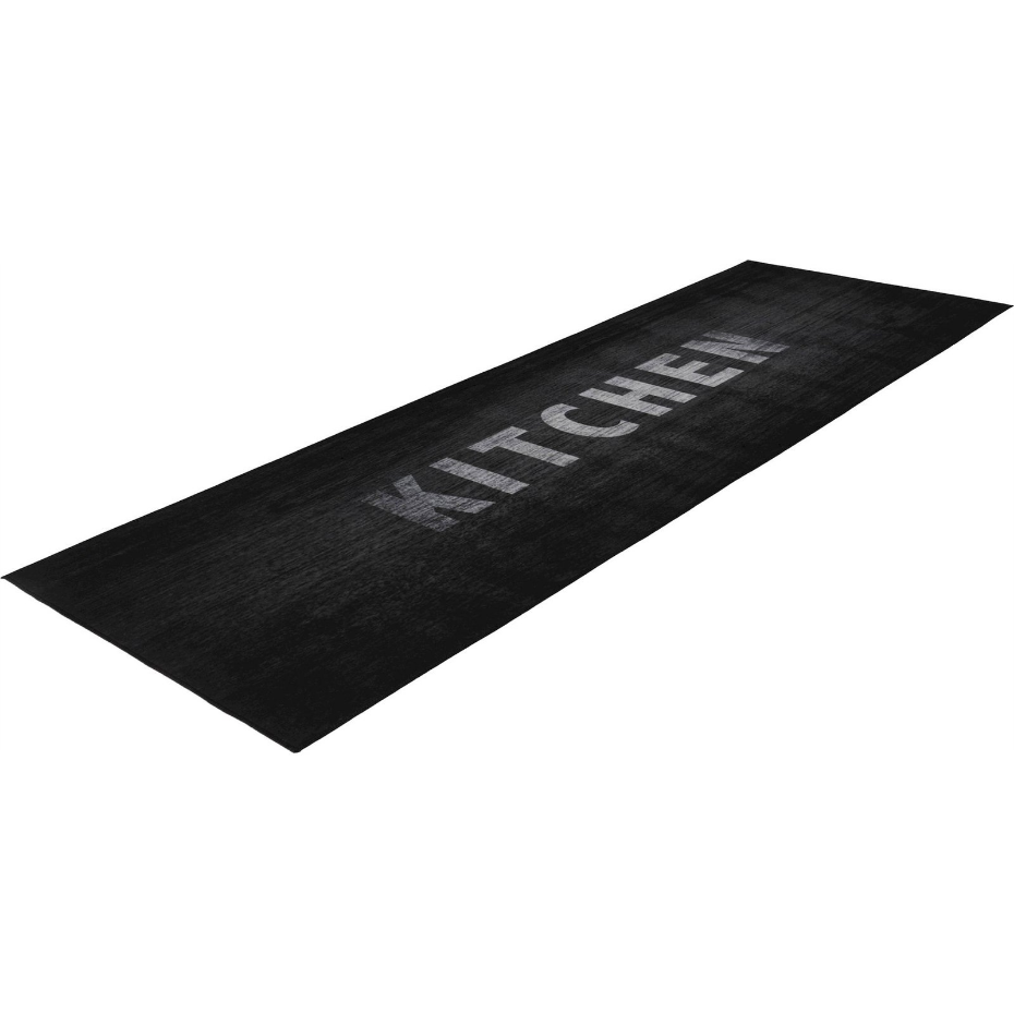 Tapis rectangulaire en polyester poil court