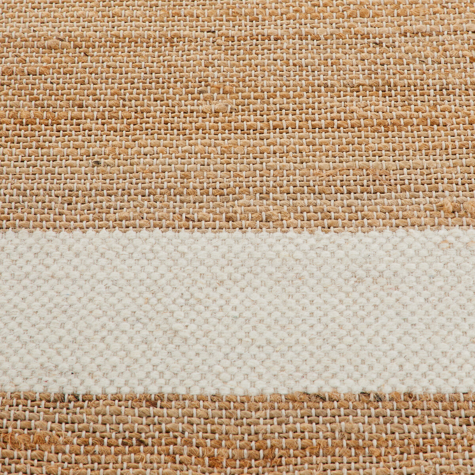 Tapis jute et laine avec contour, Arian
