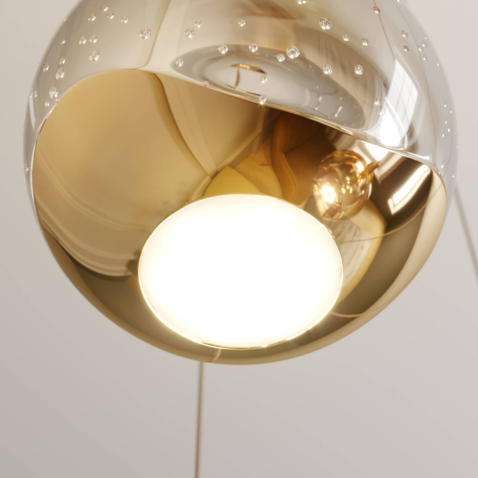 Suspension en verre moderneLED, Hayley