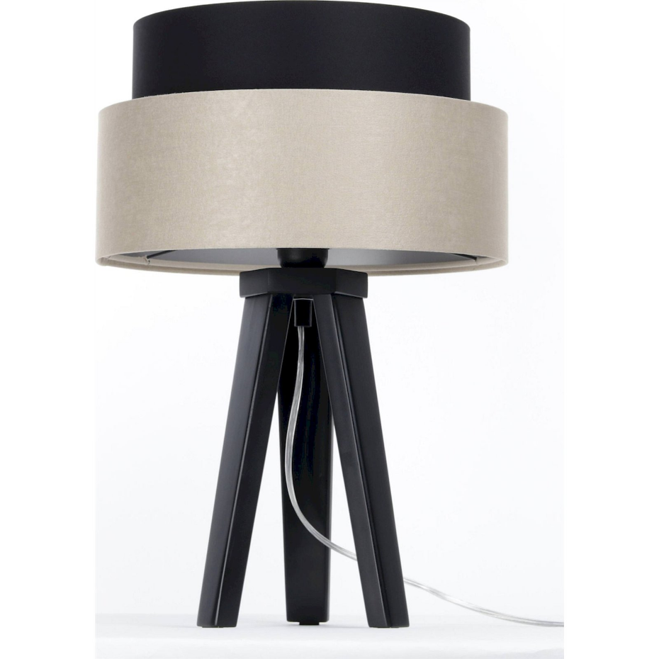 Lampe à poser ronde en PVC Duo ellegant