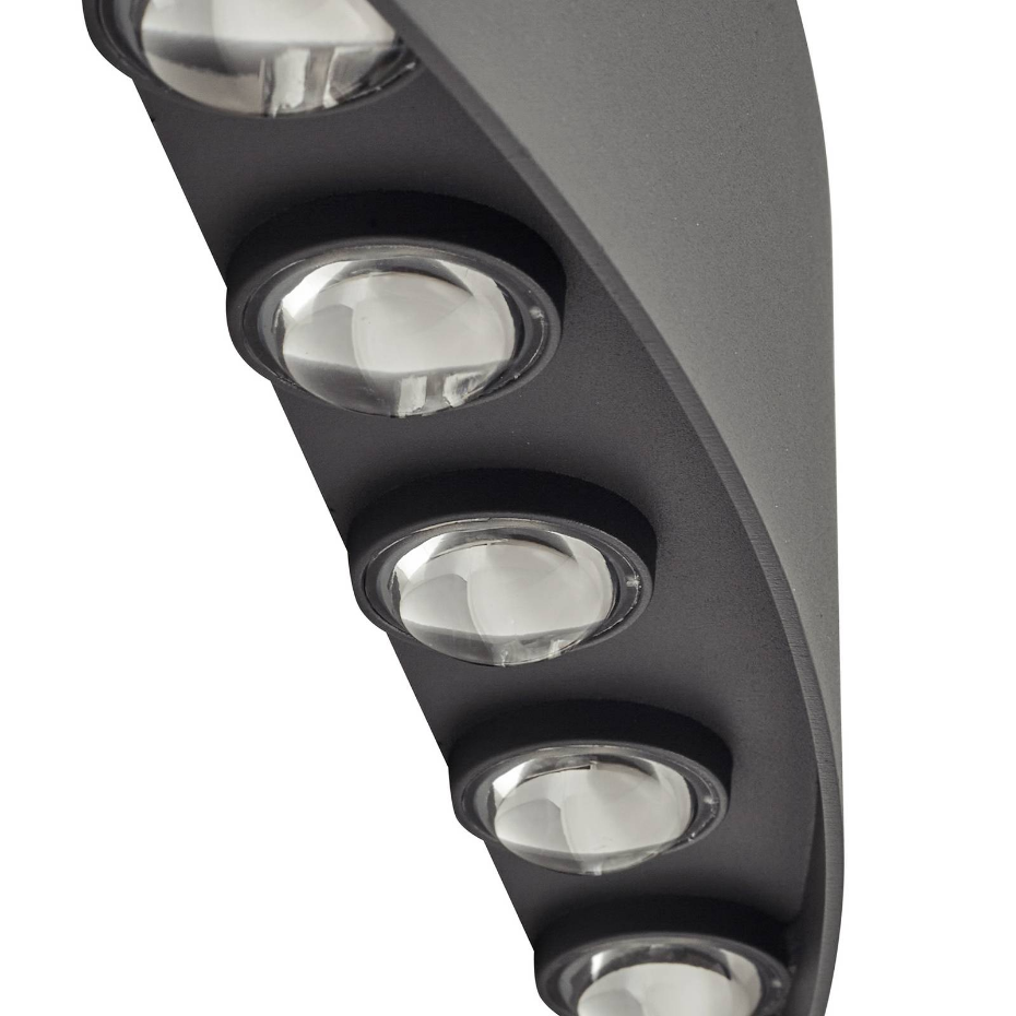 Applique extérieure en aluminium moderneLED