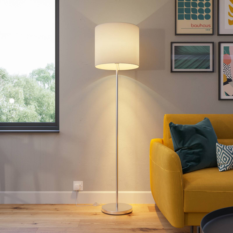 Lampadaire en textile moderne, Everly