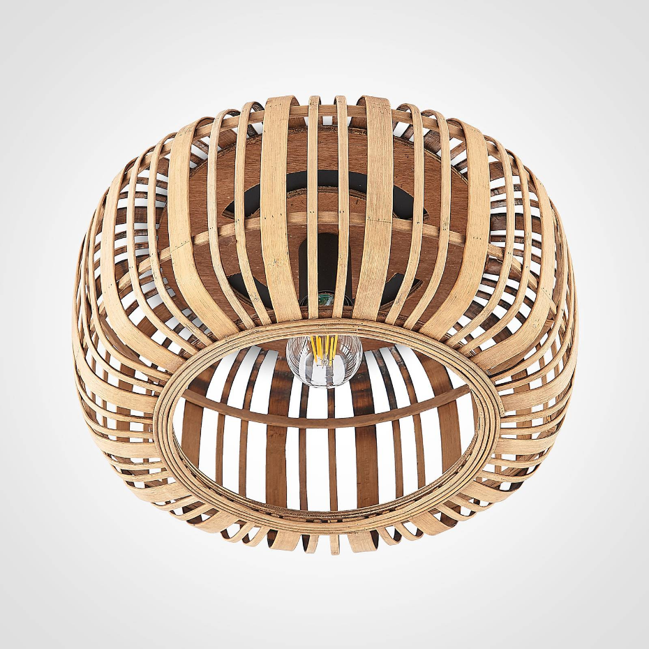 Plafonnier en bois traditionnel, Canyana