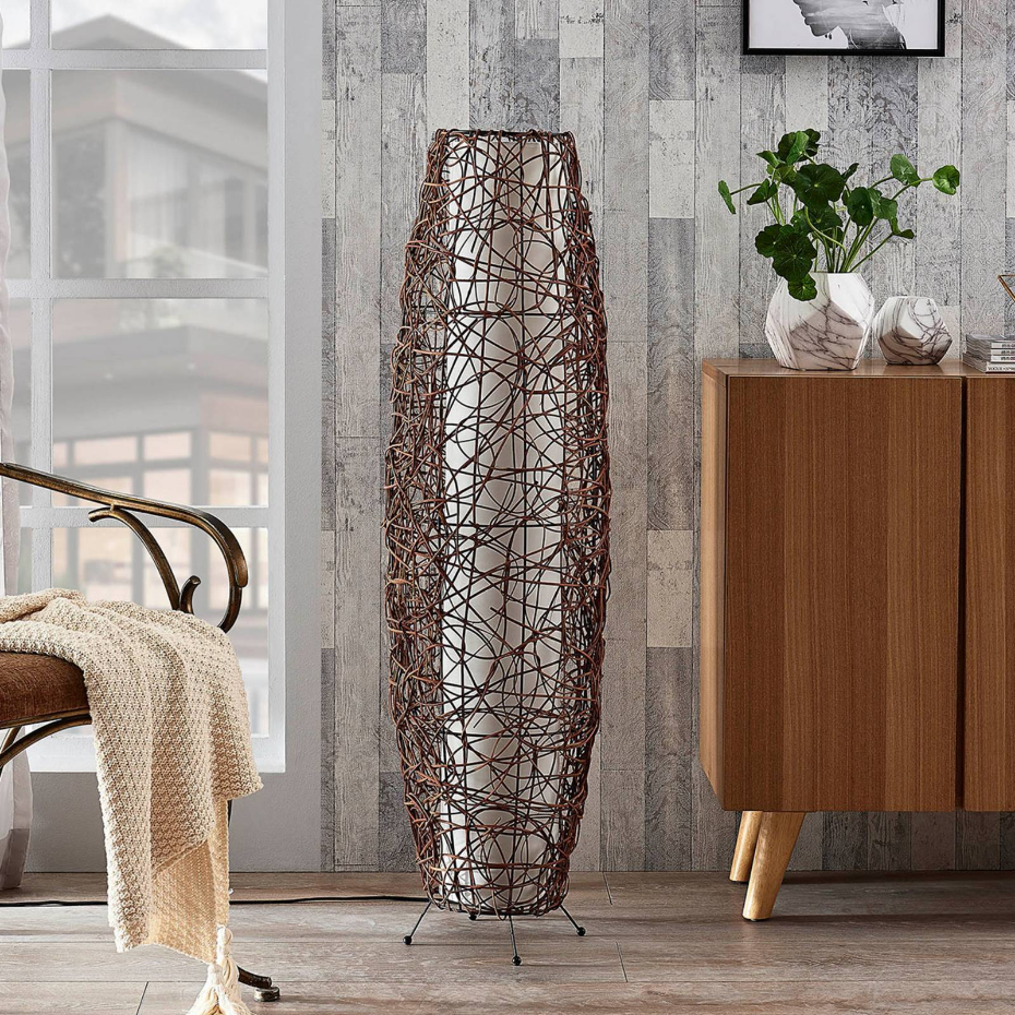 Lampadaire en bois moderne, Nias