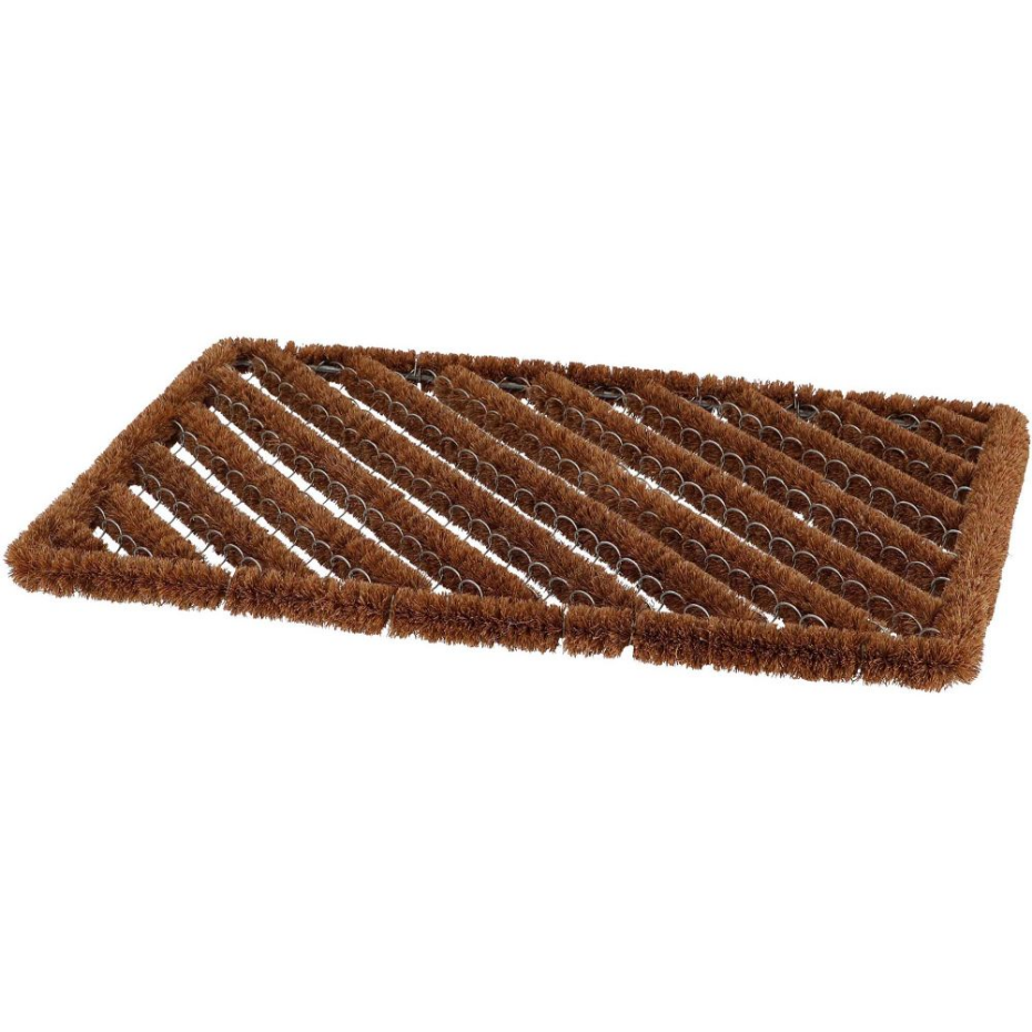 Paillasson spirale en fibres de coco 60 x 40 cm