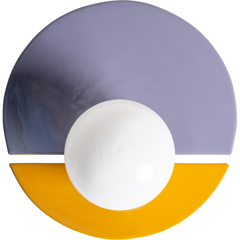 Applique murale en fer et verre design moderne