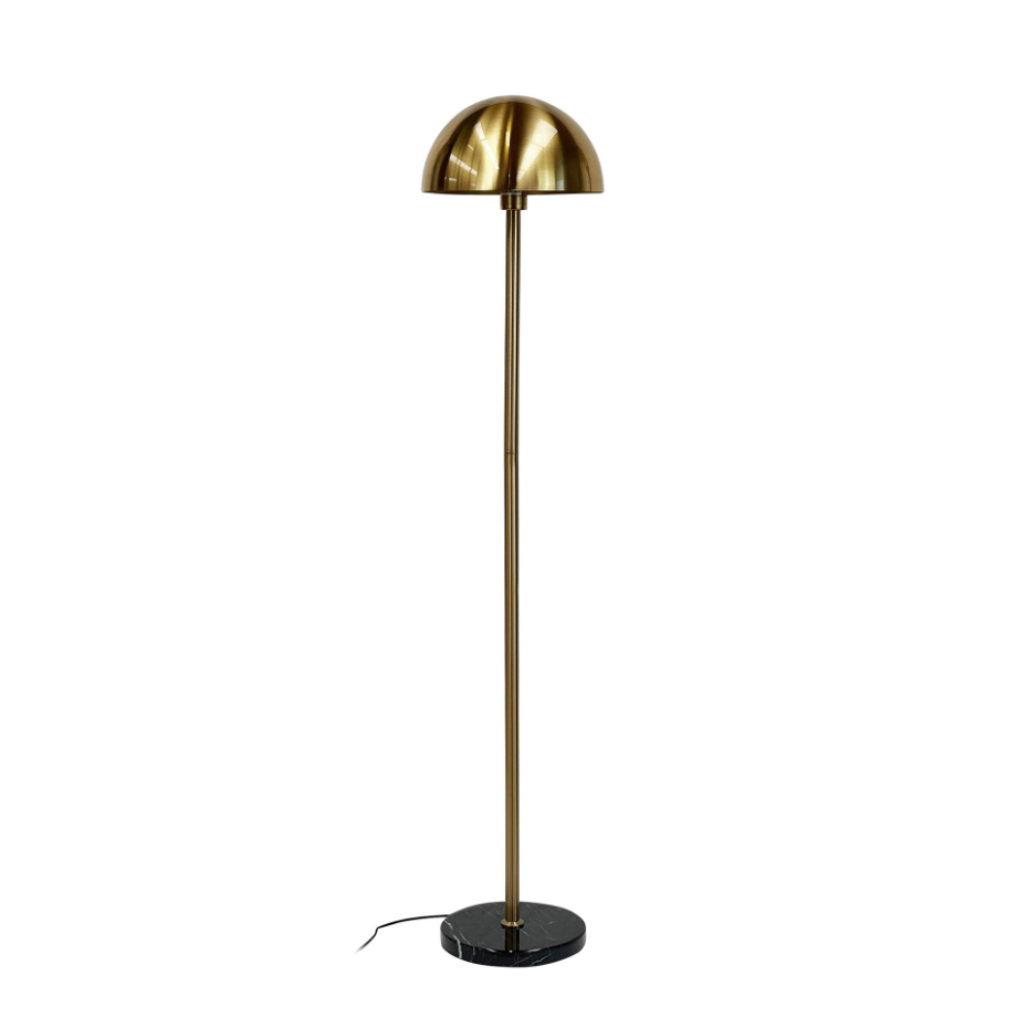 Lampadaire en Métal brass/marble Menton